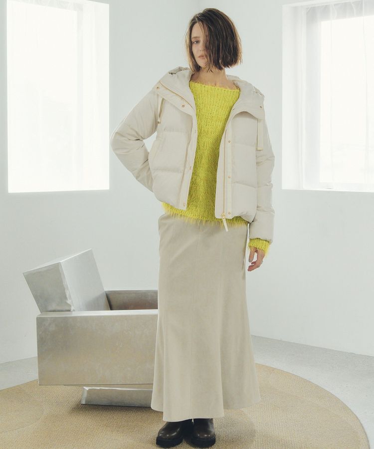 Editt by YECCA VECCA「フェザーMIXロービングニット」|ニット・セーター|