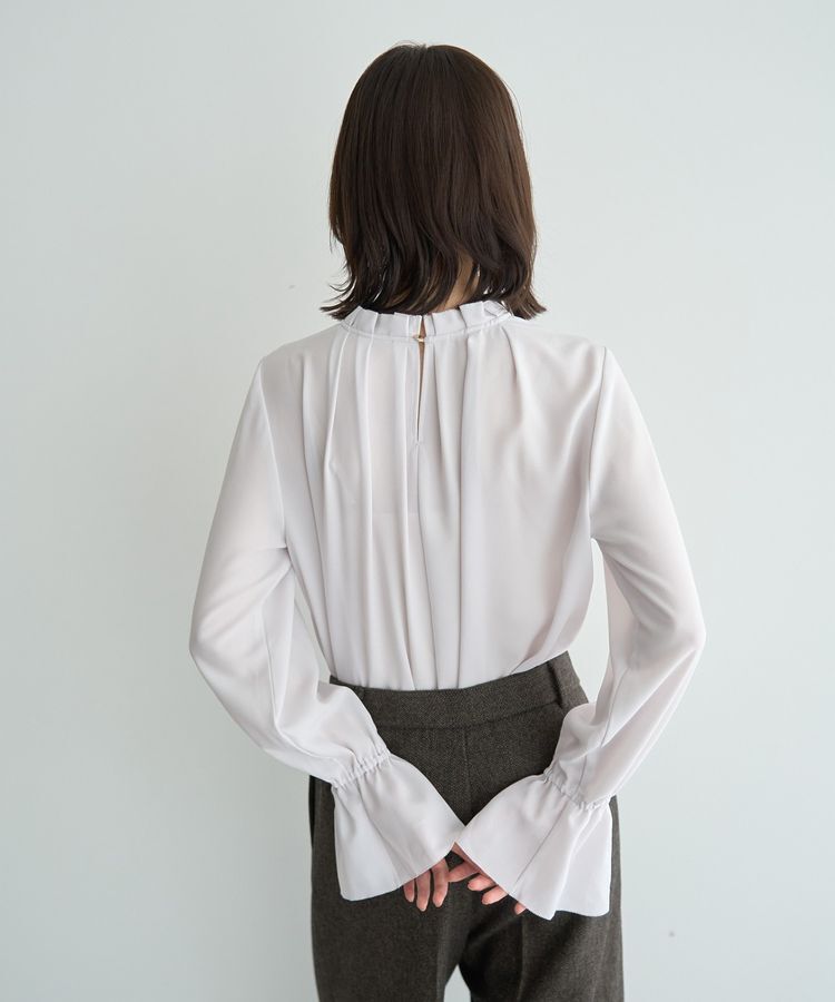 YECCA VECCA「タックデザインブラウス」|シャツ・ブラウス|