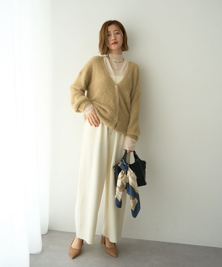 YECCA VECCA「タッセル柄スカーフ」|バンダナ・スカーフ|