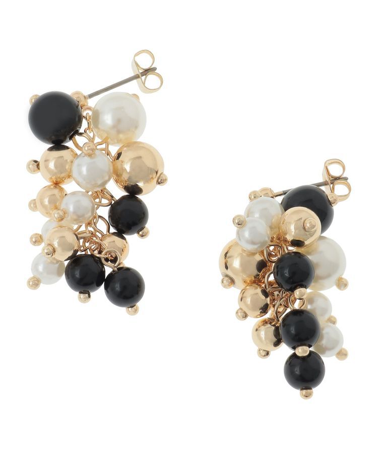 YECCA VECCA「パールMIXボリュームピアス」|ピアス|