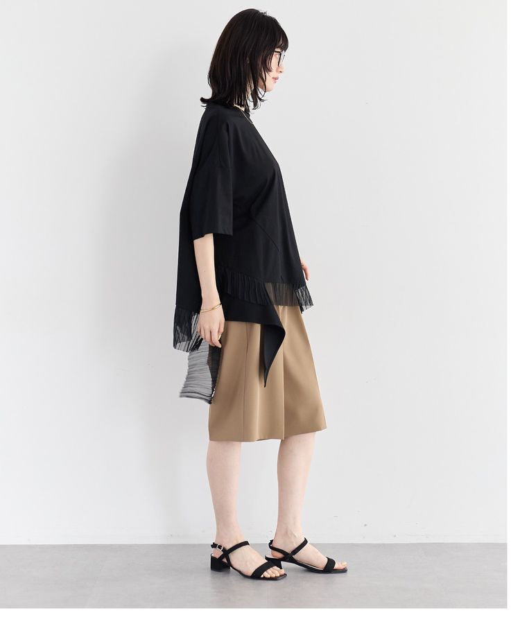 YECCA VECCA「タックハーフパンツ」|その他|