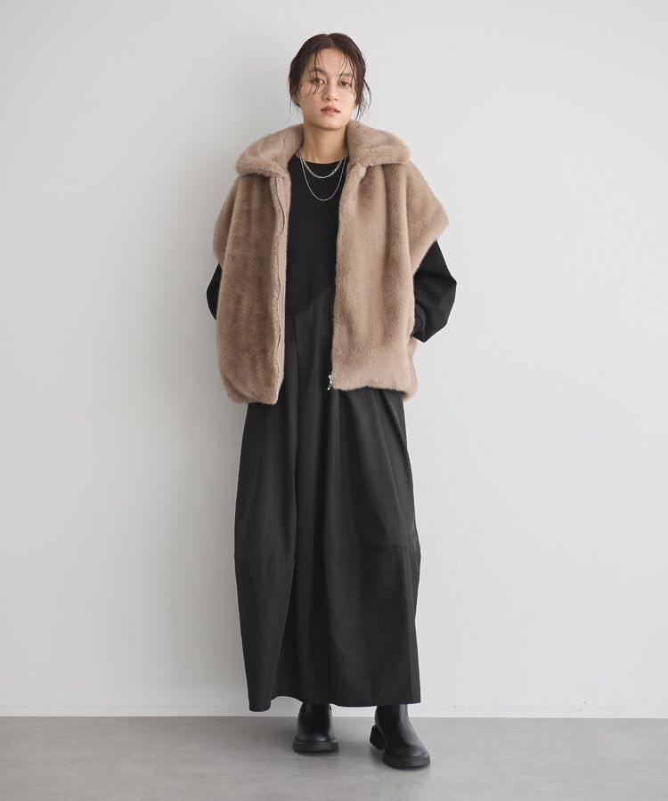 GARAGE OF GOOD CLOTHING「グラデーションファーZIP VEST」|その他|