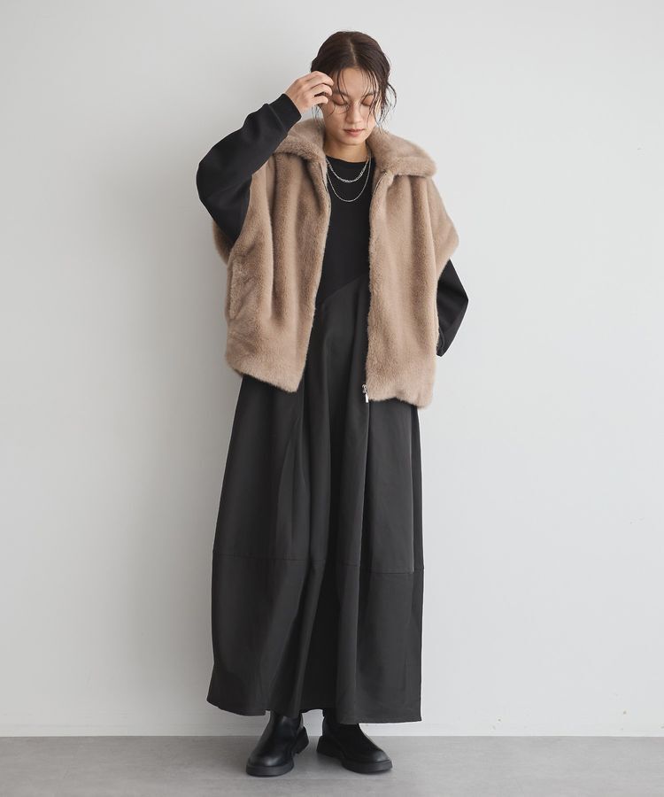 GARAGE OF GOOD CLOTHING「グラデーションファーZIP VEST」|その他|