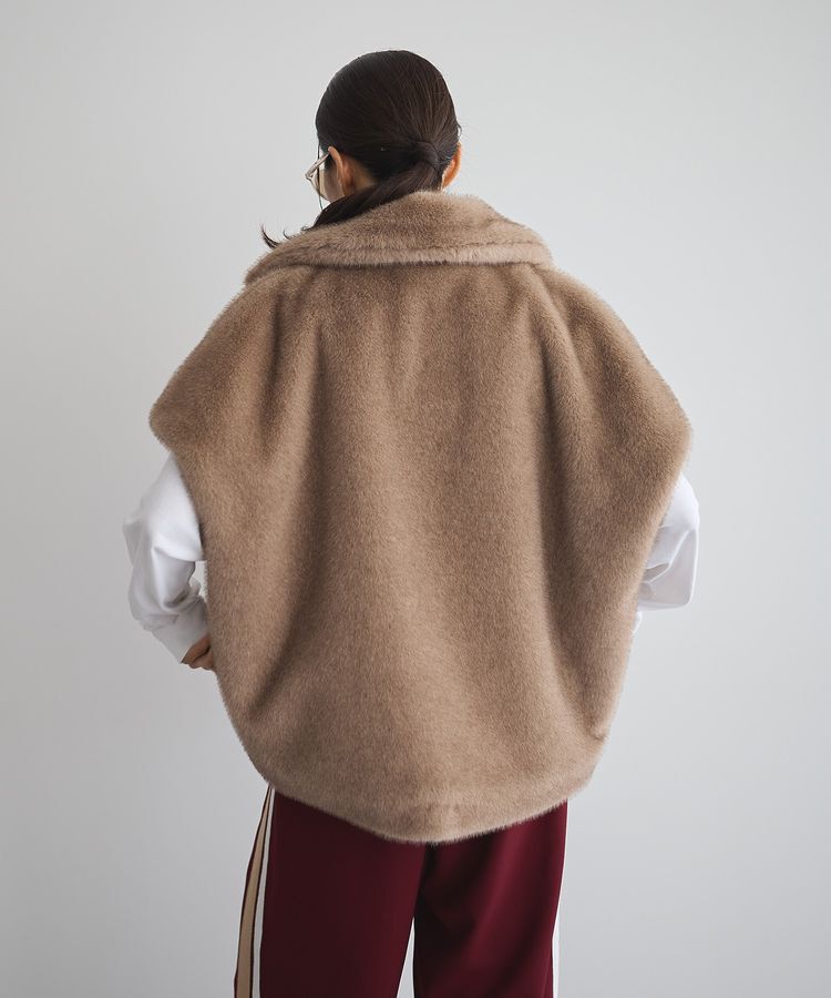 GARAGE OF GOOD CLOTHING「グラデーションファーZIP VEST」|その他|