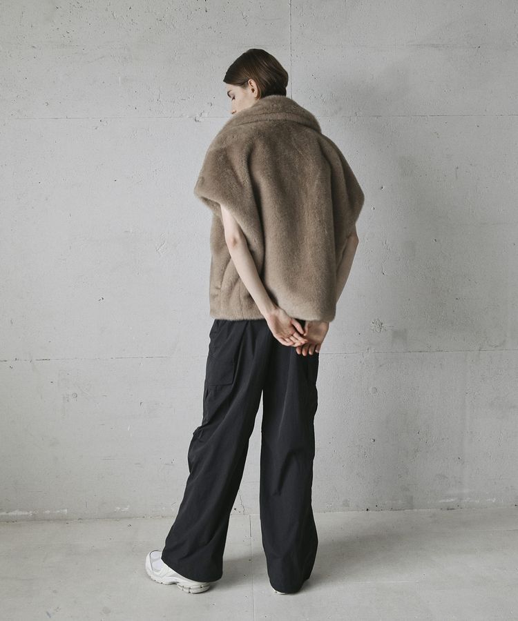 GARAGE OF GOOD CLOTHING「グラデーションファーZIP VEST」|その他|