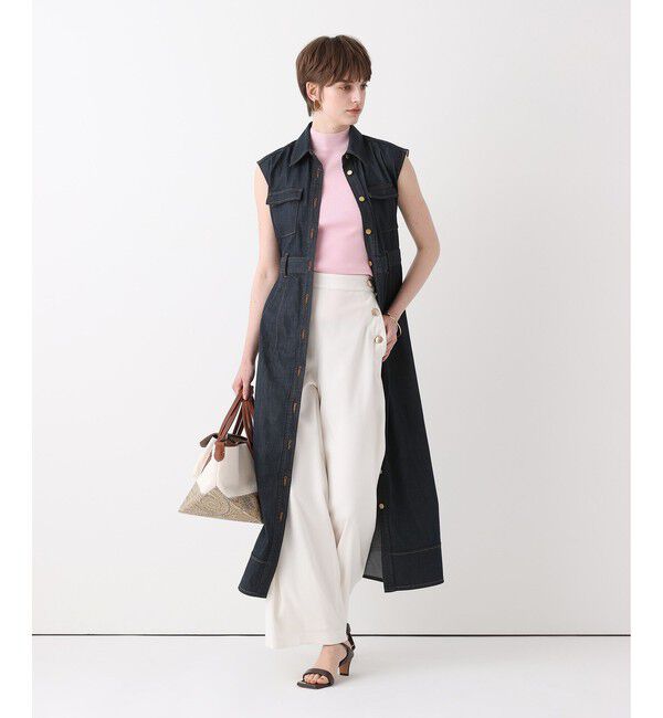 allureville「デニムライクマリンパンツ」|チノ|