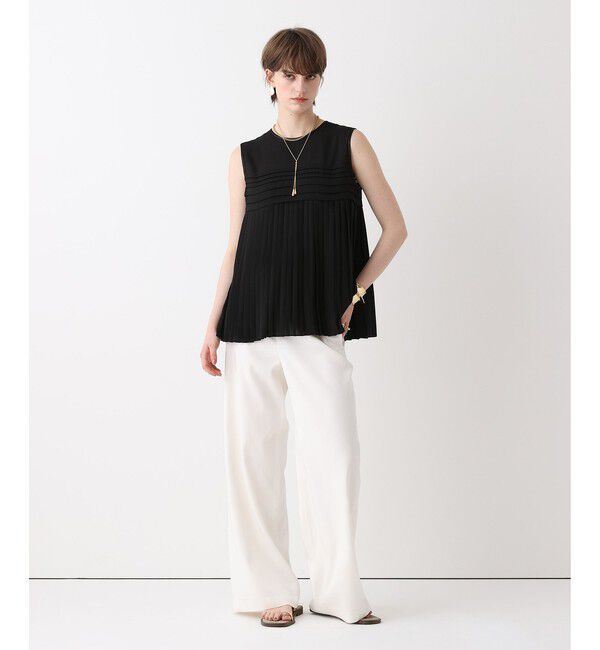 allureville「クロスプリーツブラウス」|シャツ・ブラウス|