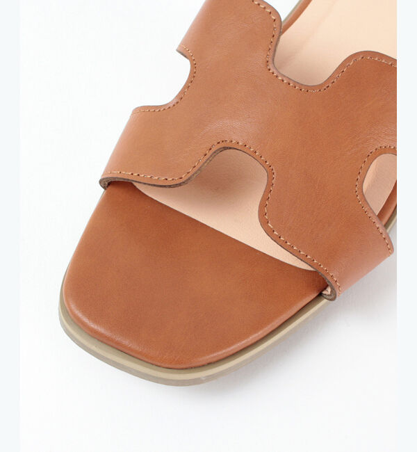 titivate「フラットスクエアサンダル」|サンダル|