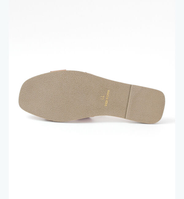 titivate「フラットスクエアサンダル」|サンダル|