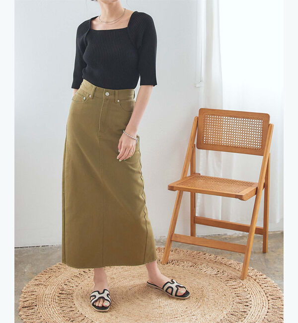 titivate「フラットスクエアサンダル」|サンダル|