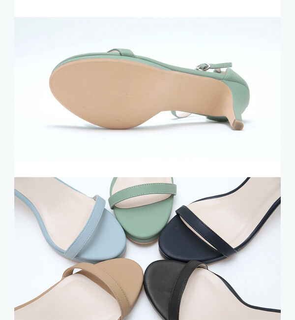 ur's「アンクルストラップヒールサンダル」|サンダル|