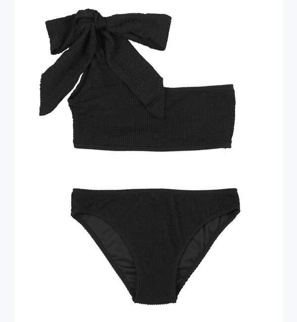 SEA DRESS「uneuneワンショルダーリボンビキニ/水着」|ビキニ|