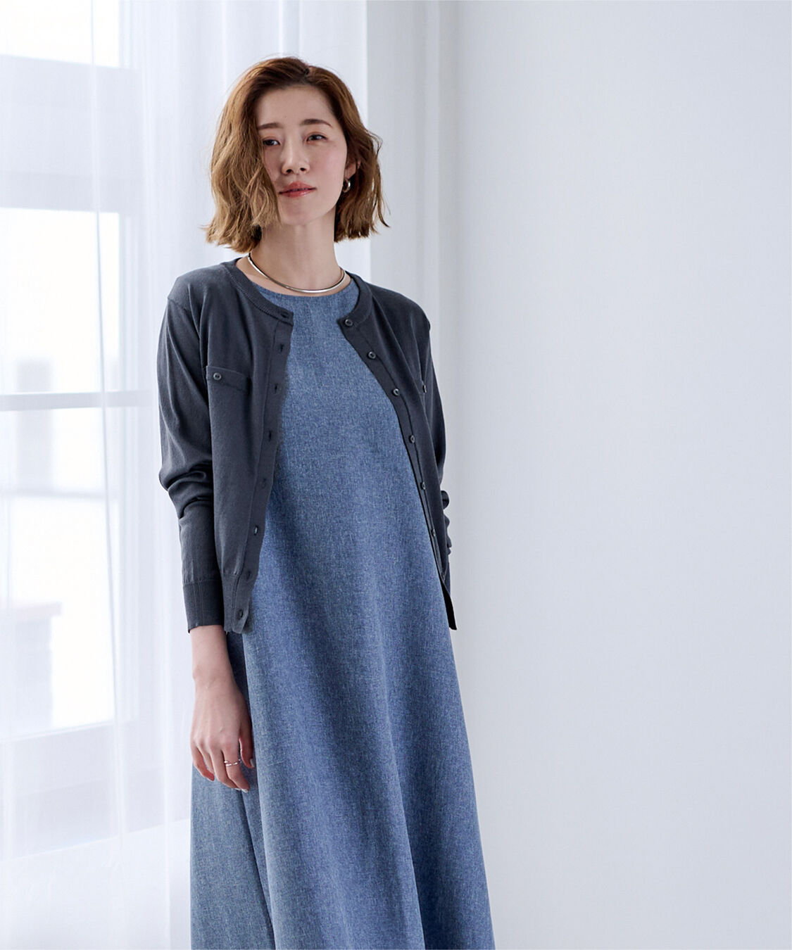 ur's「UVケアコンパクトベーシックニットカーディガン」|ニット・セーター|