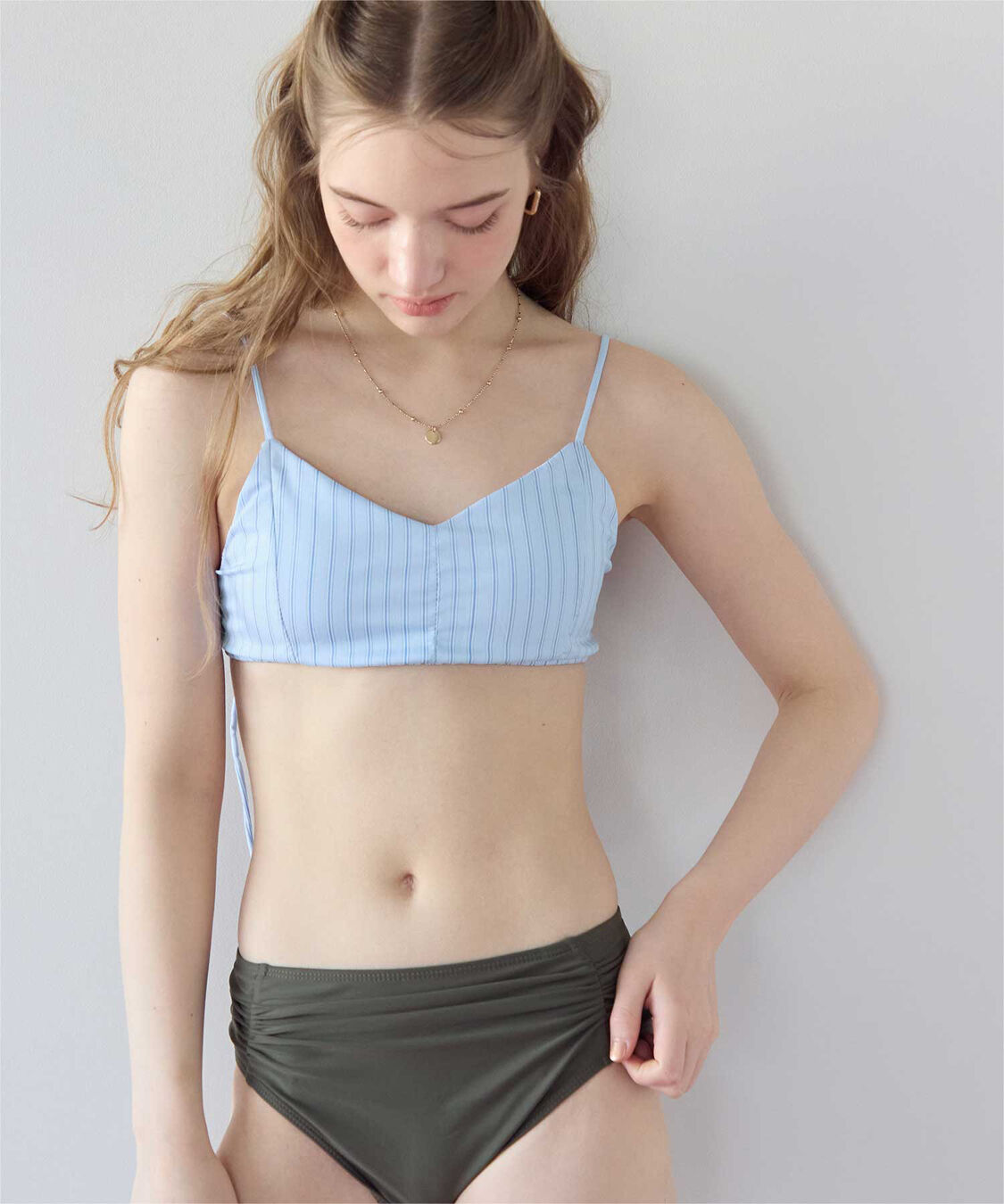 SEA DRESS「シンプルデザインストライプビキニ/水着」|ビキニ|