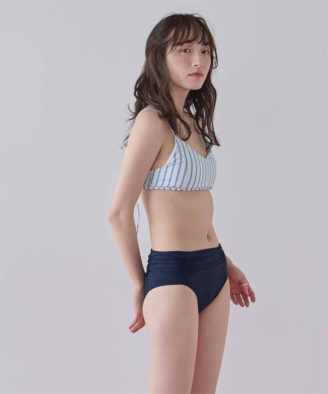 SEA DRESS「シンプルデザインストライプビキニ/水着」|ビキニ|