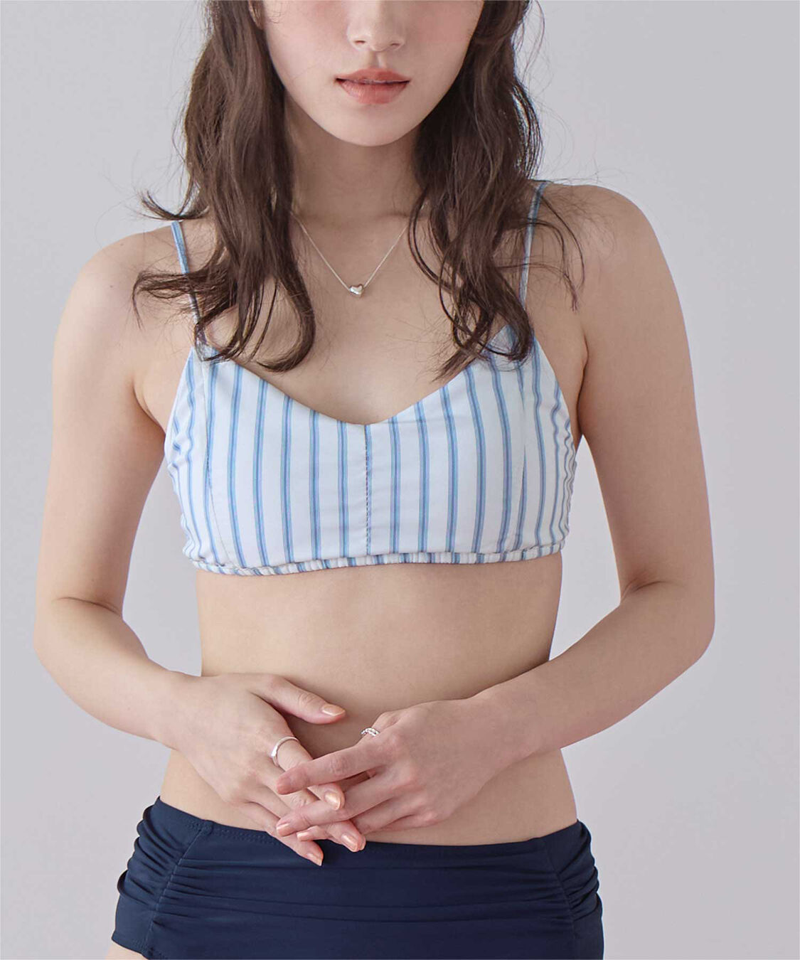 SEA DRESS「シンプルデザインストライプビキニ/水着」|ビキニ|