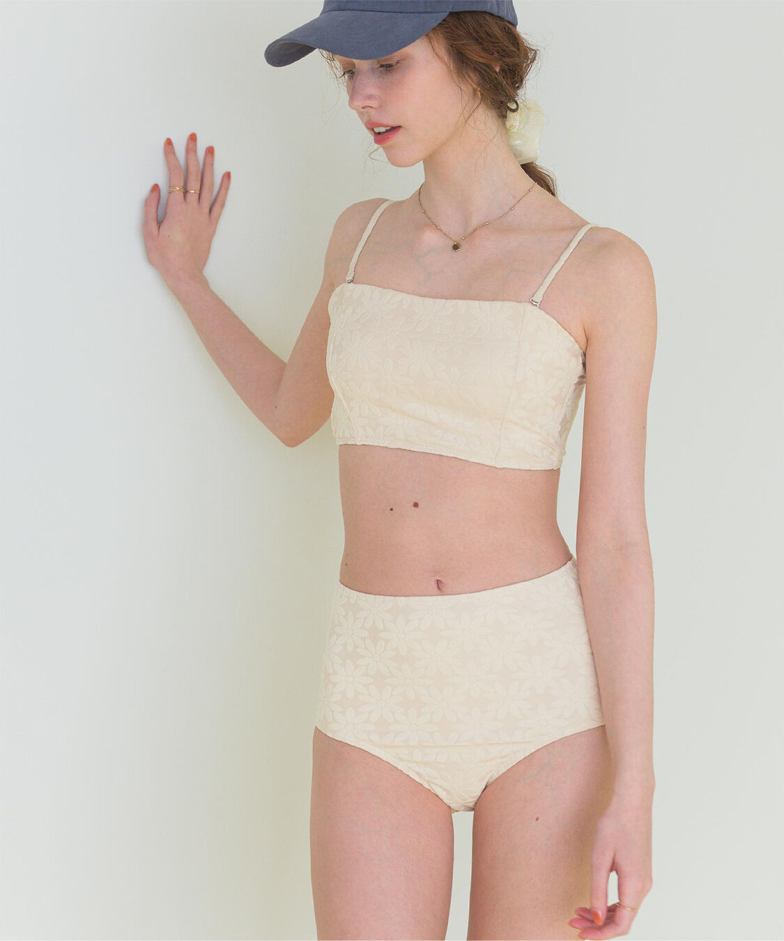 SEA DRESS「ハイウエストパイル地ビキニ/水着」|ビキニ|