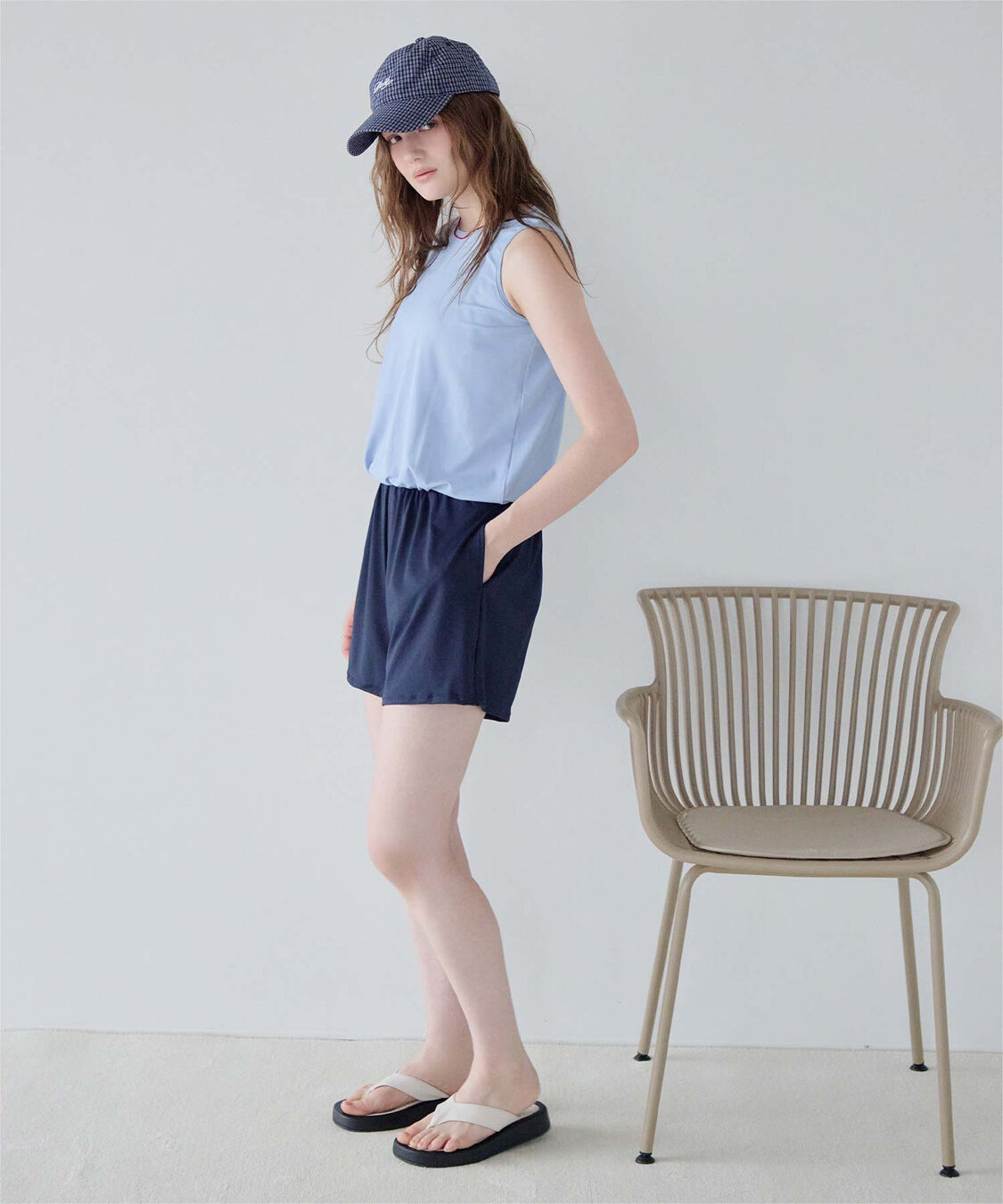 SEA DRESS「ﾊﾞｯｸﾘﾎﾞﾝﾉｰｽﾘｰﾌﾞｵｰﾙｲﾝﾜﾝ/水着」|コンビネゾン|