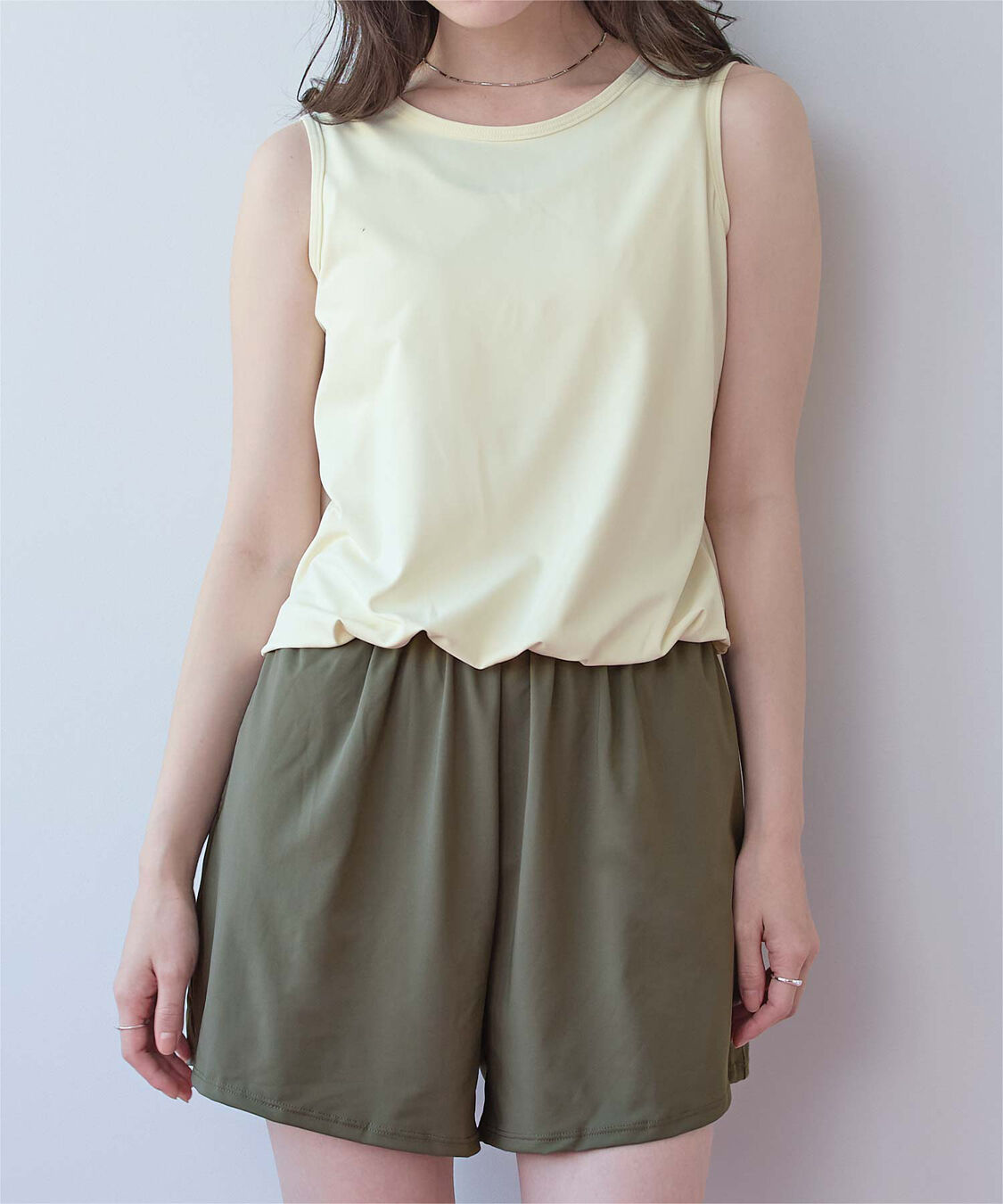 SEA DRESS「ﾊﾞｯｸﾘﾎﾞﾝﾉｰｽﾘｰﾌﾞｵｰﾙｲﾝﾜﾝ/水着」|コンビネゾン|