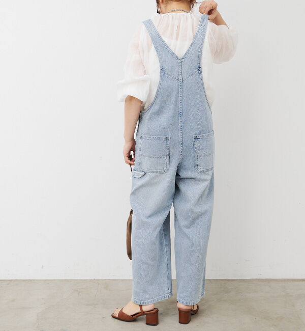  「綿麻デニムサロペット」|その他|