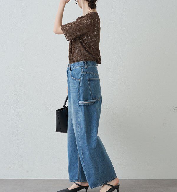  「ストレッチレースTシャツ」|Tシャツ・カットソー|