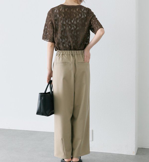  「ストレッチレースTシャツ」|Tシャツ・カットソー|