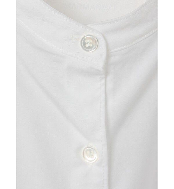 MARMARMAR「MARMARMAR バックギャザービッグシャツ」|シャツ・ブラウス|