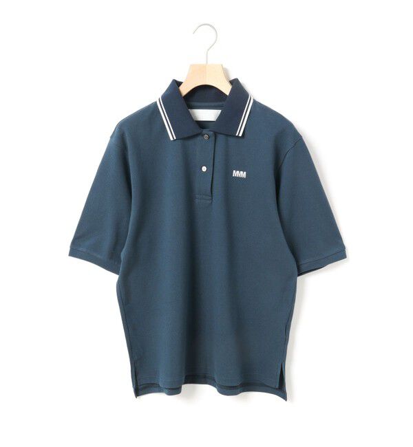MARMARMAR「MARMARMAR ハーフスリーブポロシャツ」|ポロシャツ|ネイビー