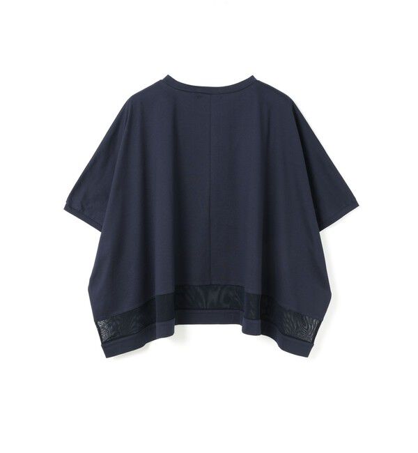 mizuiro ind「mizuiro ind メッシュヘムワイドプルオーバー」|Tシャツ・カットソー|