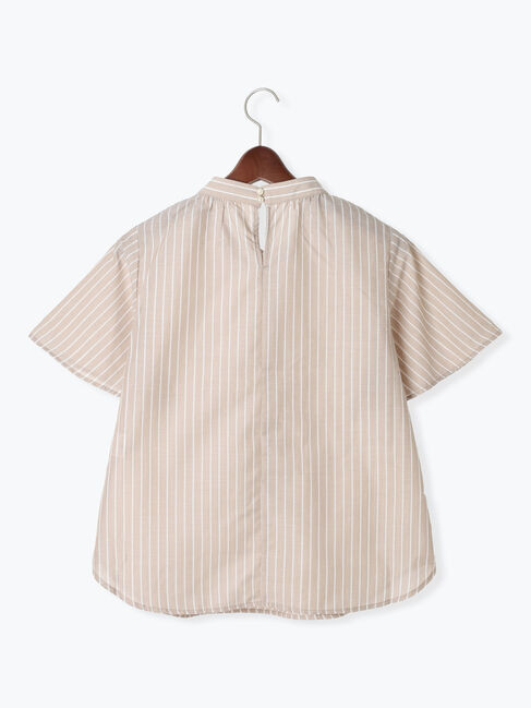 Te chichi TERRASSE「【ｲｰｼﾞｰｹｱ/接触冷感】無地/柄アソートパール釦ボウタイブラウス」|シャツ・ブラウス|