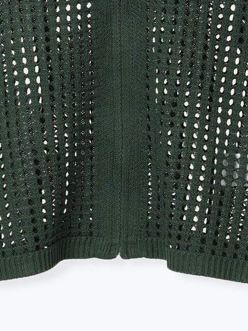 SM2「メッシュ編みZIPカーディガン」|カーディガン|