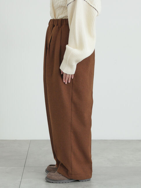 Samansa Mos2「【帯電防止裏地】ツータックストレートパンツ《M/Lサイズ》」|その他|