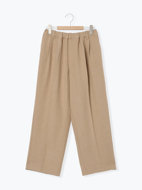 Samansa Mos2「【帯電防止裏地】ツータックストレートパンツ《M/Lサイズ》」|その他|