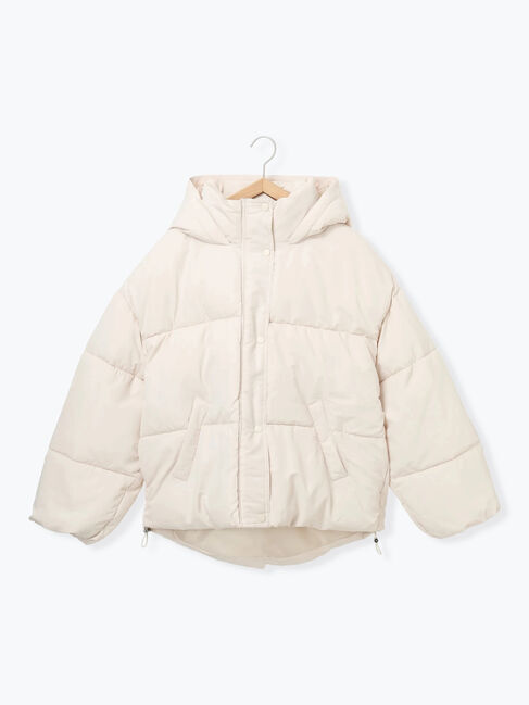 Samansa Mos2 blue「裾ラウンド中綿ブルゾン」|ブルゾン・スタジャン|