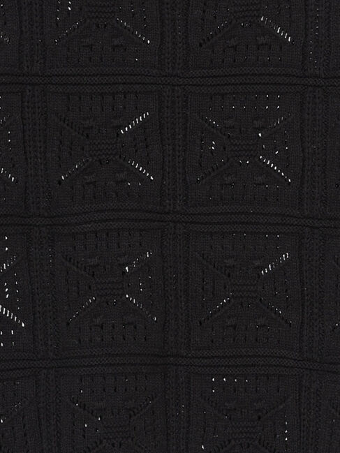 Samansa Mos2「クロシェ風配色ニットベスト」|ダウンベスト・ベスト|