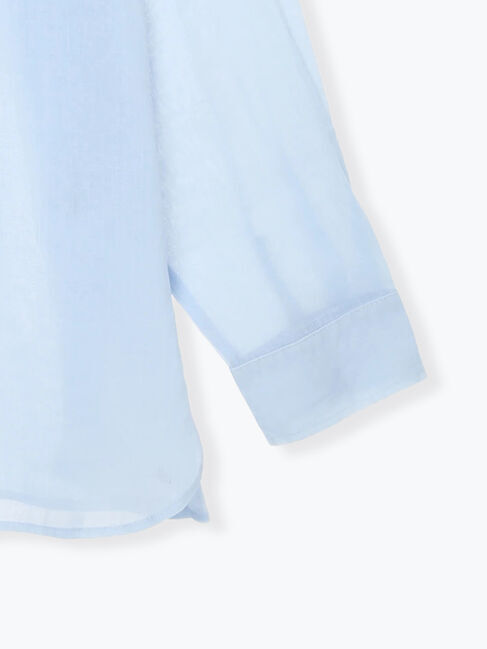 Samansa Mos2「シアーリネンシャツ」|シャツ・ブラウス|