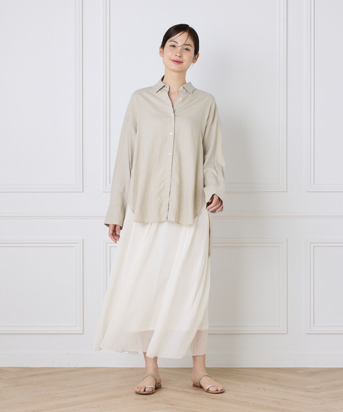 DAY by DAY it&rsquo;s international「オーバーサイズリネンシャツ《FUDGE 7月号掲載商品》」|シャツ・ブラウス|