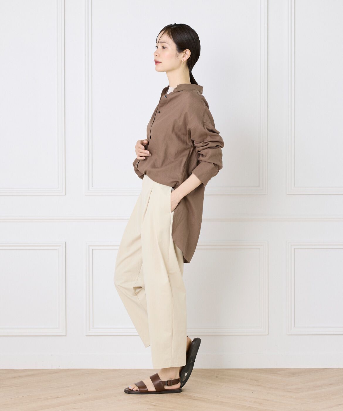 DAY by DAY it&rsquo;s international「オーバーサイズリネンシャツ《FUDGE 7月号掲載商品》」|シャツ・ブラウス|