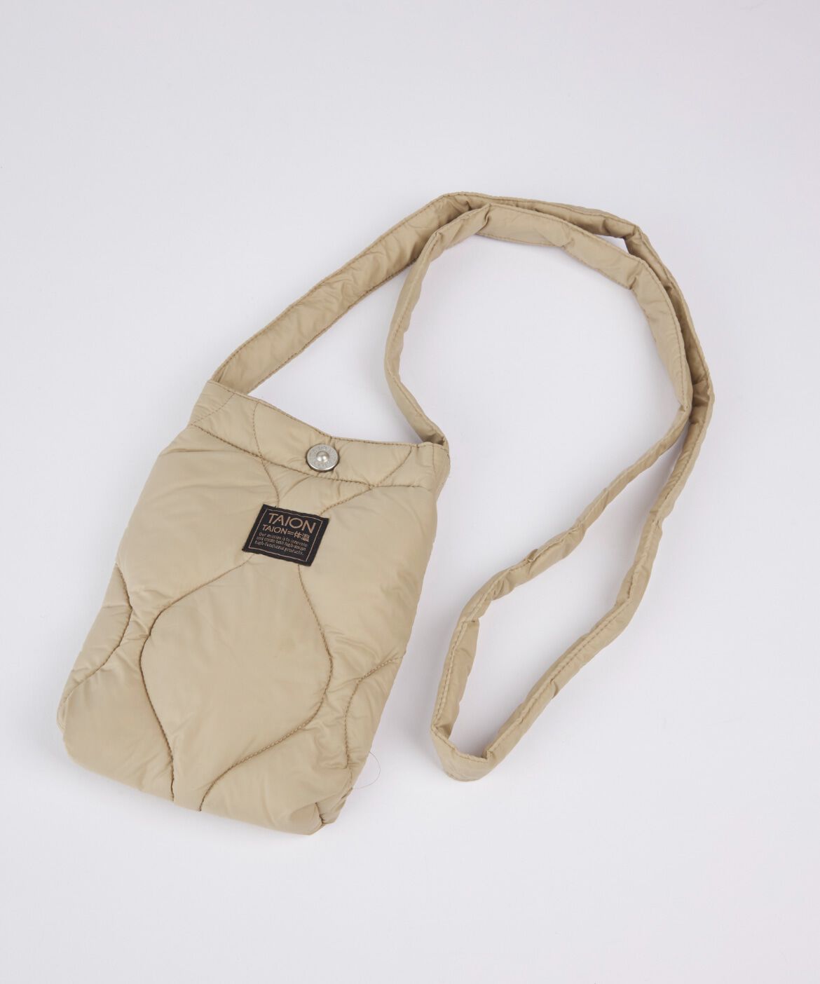 DAY by DAY it&rsquo;s international「ミリタリー クロスボディ ダウンバッグS-ソフトシェル 《TAION/タイオン》」|ショルダー・メッセンジャー|ベージュ2