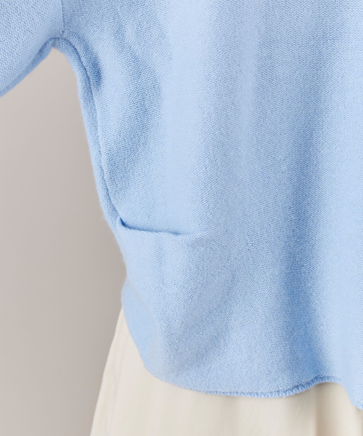 INED「《大きいサイズ》モックネックプルオーバー」|ニット・セーター|