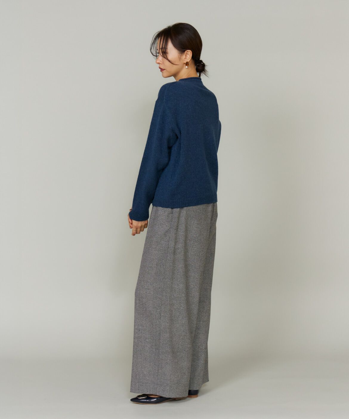 Le Souk「アルパカブレンドモックネックプルオーバー」|ニット・セーター|