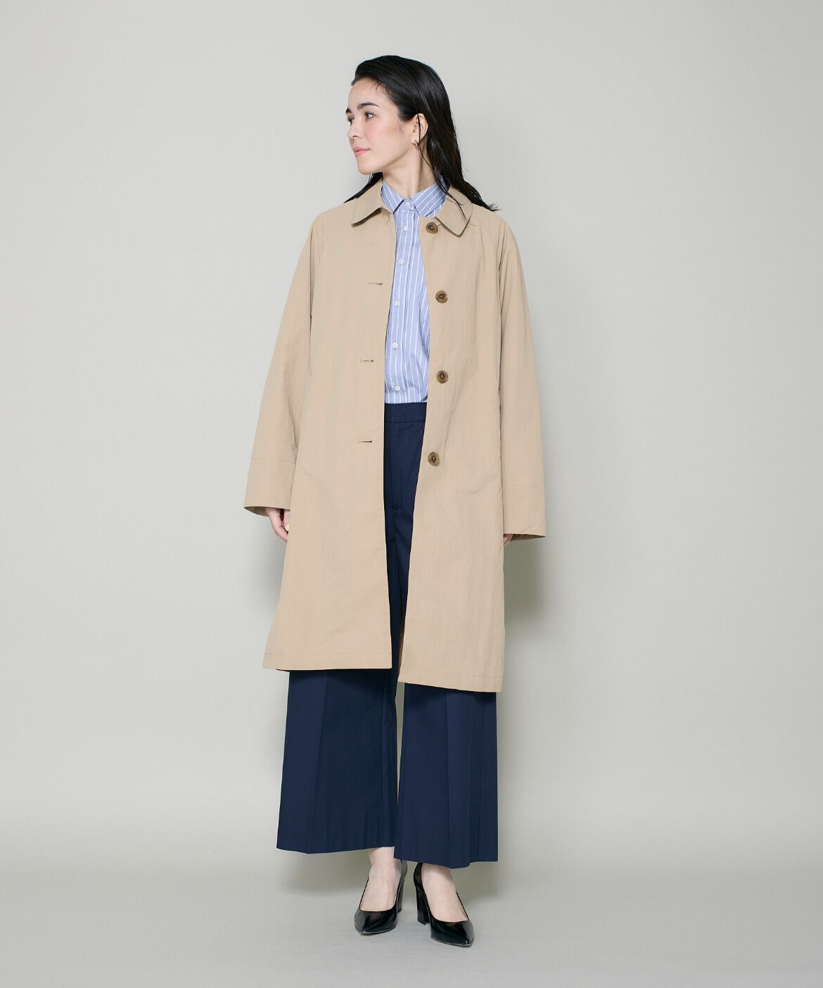 DAY by DAY it&rsquo;s international「ナイロンステンカラーコート」|ステンカラーコート|