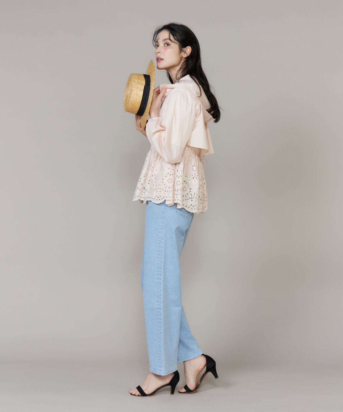 Maglie le cassetto「《プラスサイズ》ラッシュガードレースブルゾン《M Maglie le cassetto》」|その他|