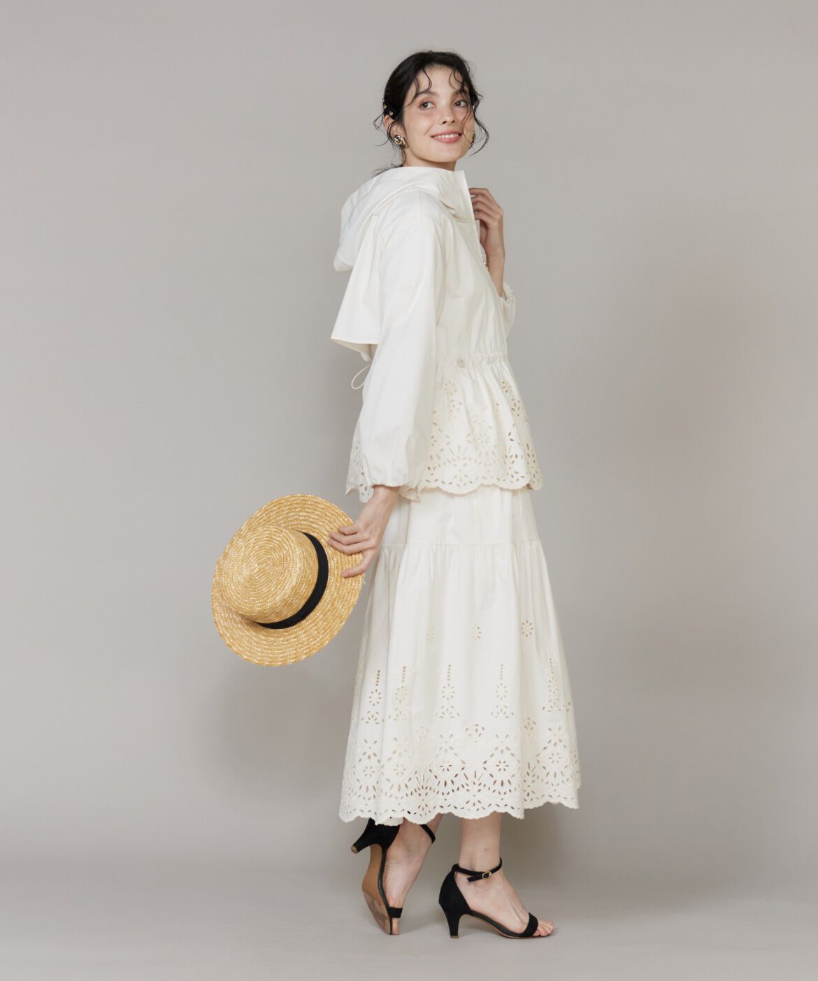 Maglie le cassetto「《M Maglie le cassetto》ラッシュガードレーススカート」|スカート|