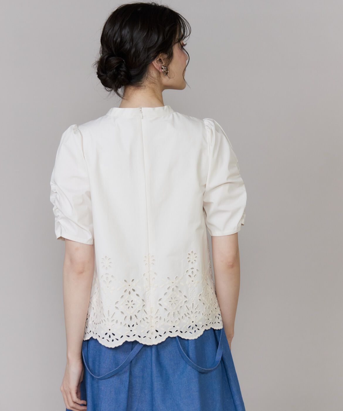 Maglie le cassetto「《M Maglie le cassetto》ラッシュガードレースブラウス」|シャツ・ブラウス|