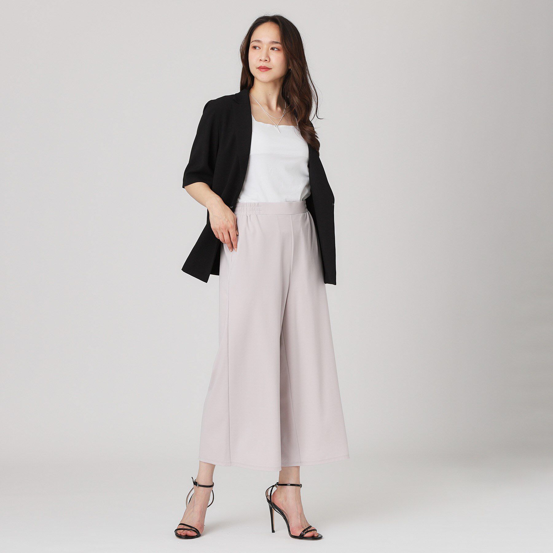 COUP DE CHANCE「【手洗い可／日本製】五分袖ジャケット」|テーラードジャケット|