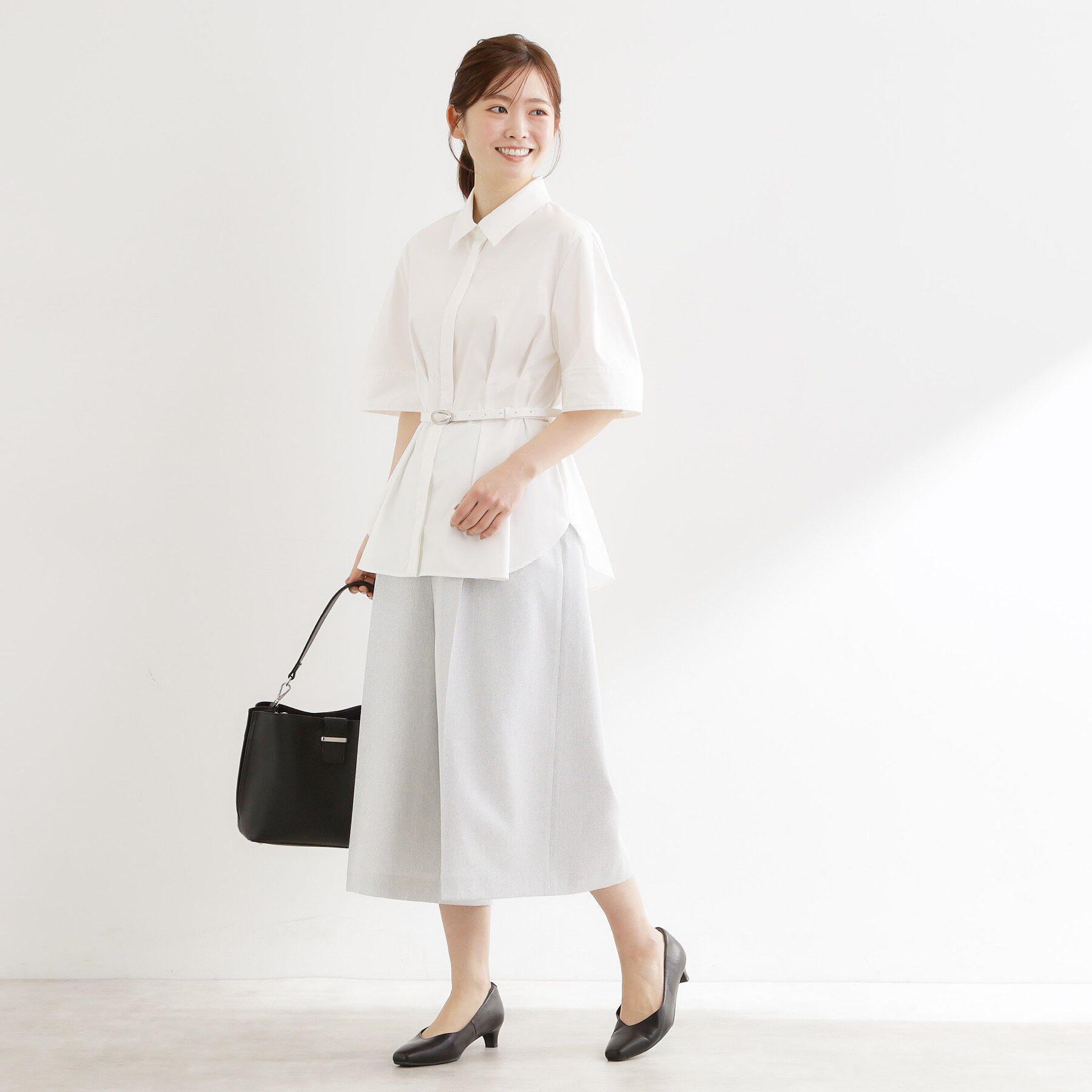 Reflect「ボリュームスリーブシャツブラウス」|シャツ・ブラウス|