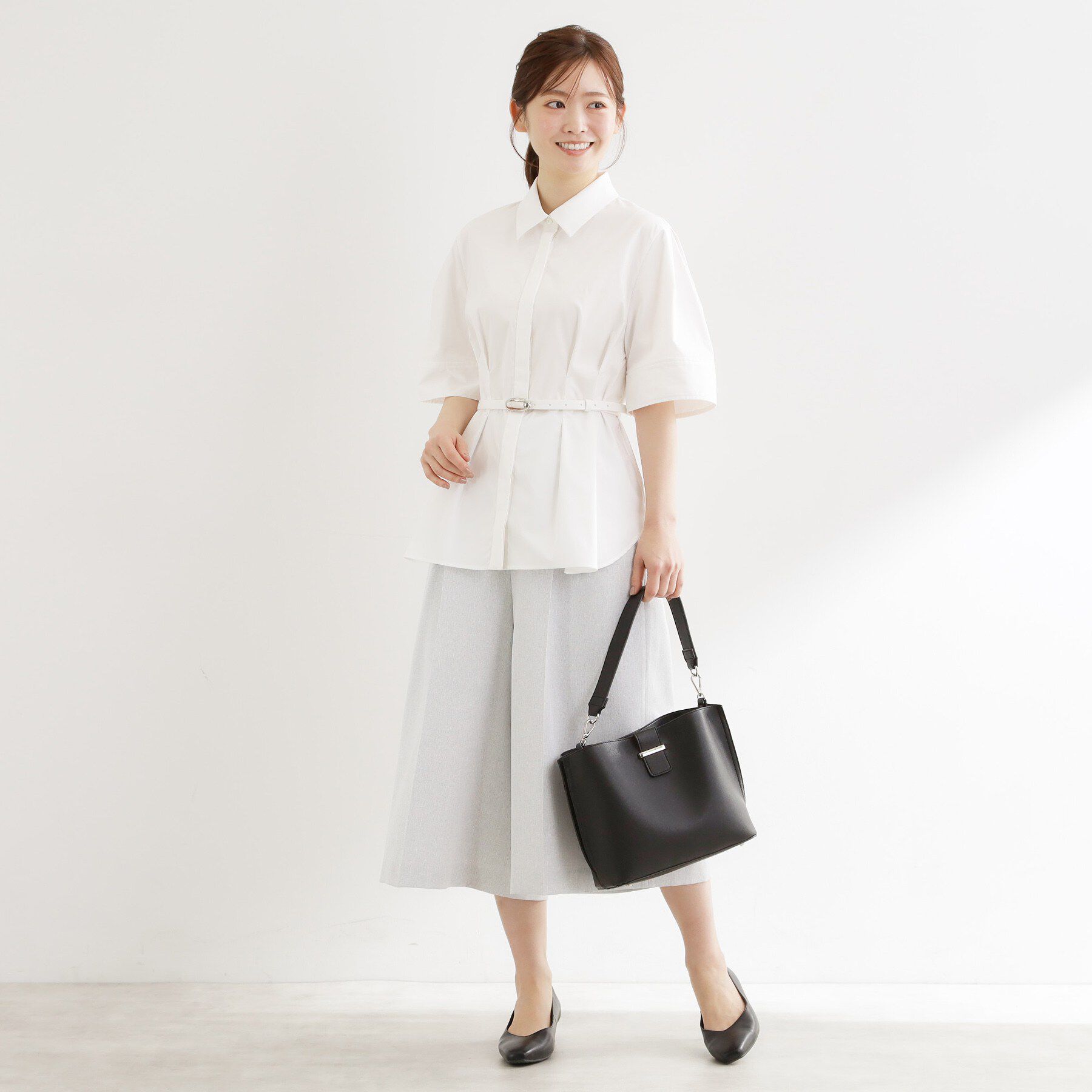 Reflect「ボリュームスリーブシャツブラウス」|シャツ・ブラウス|