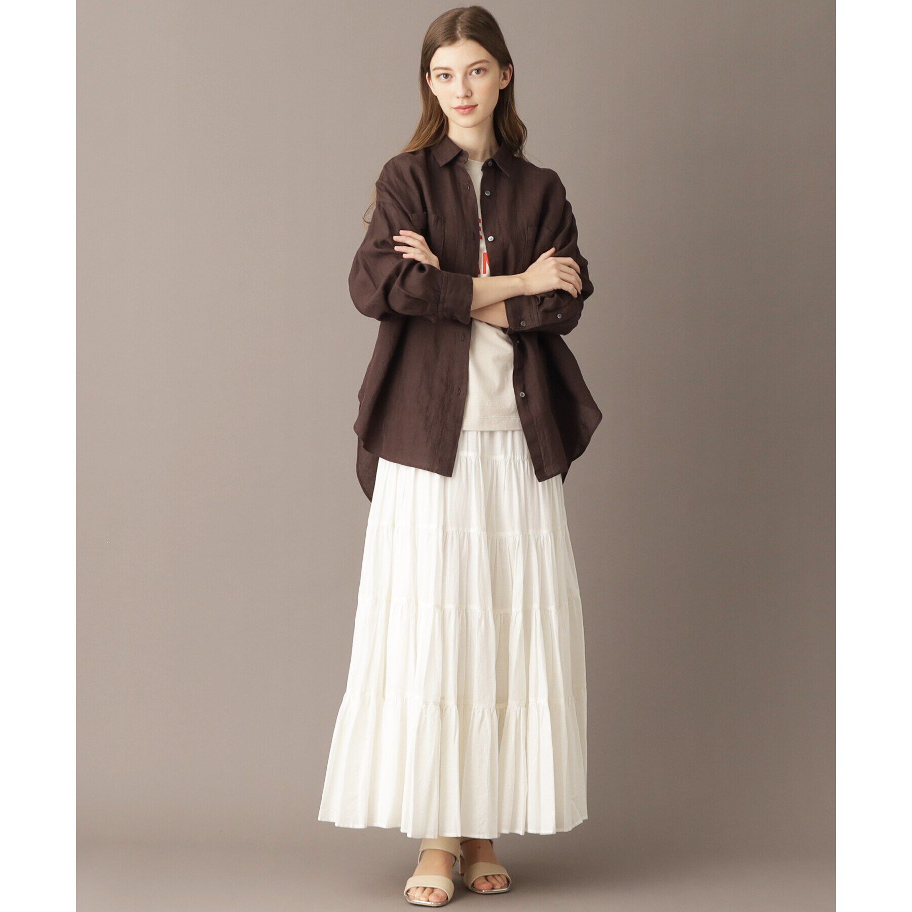 DRESSTERIOR「【人気定番/ラミー100％】ガーメントダイラミーシャツ」|シャツ・ブラウス|