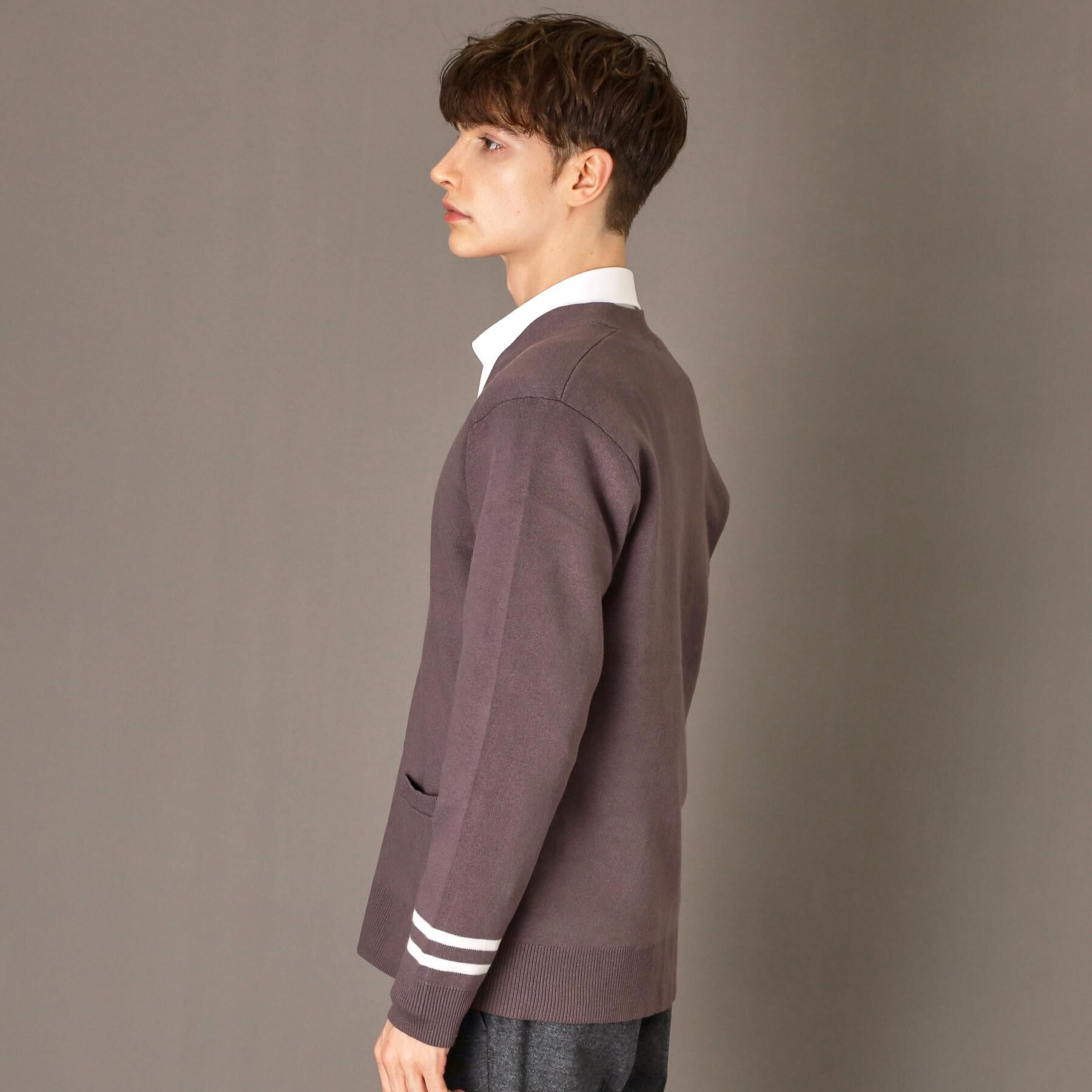 DRESSTERIOR「ウォッシャブル コットンカシミヤスムースカーディガン」|カーディガン|